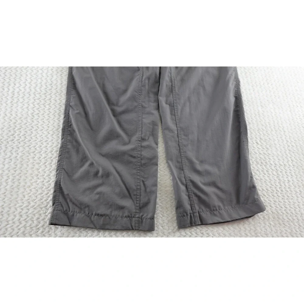The North Face Mens Gray Convertible Hiking Pants Zip Off Cargo Trousers Size 12